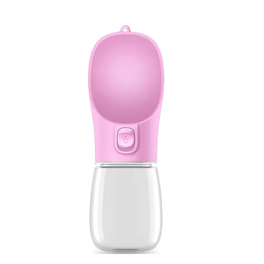 Portable Dog Water Bottle with Bowl – Leakproof Travel Dispenser
