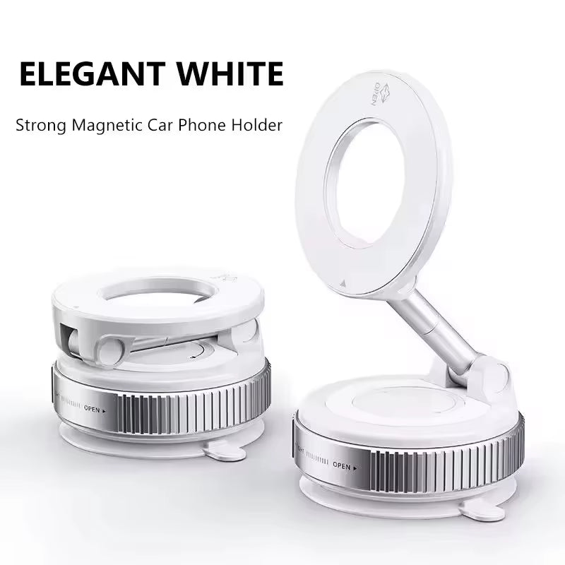 Magnetic Car Phone Holder 360 Degree Rotation Vacuum Adsorption Strong Suction Holder for Mobile Phonecar Bracket 2026