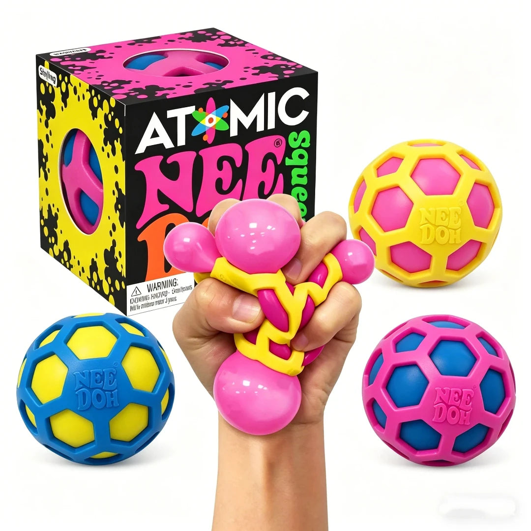 Needoh Atomic Stress Relief Ball Squishies Toy Blind Box Adult Party Gift Tool Stress Relief Toy Fidget Toys
