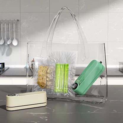 FreshSeal Mini™️ Wireless Food Vacuum Sealer Kit.