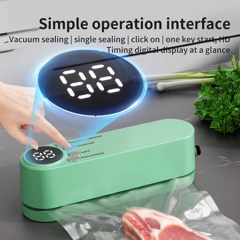 FreshSeal Mini™️ Wireless Food Vacuum Sealer Kit.
