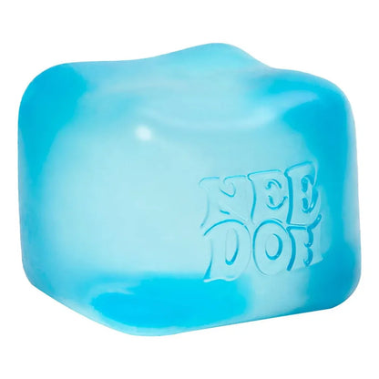 Nee Doh Jellyfish & Cube Squish Toy, Soft Jelly Squeeze Stress Relief Fidget Toy, Sensory Needoh for Kids & Adults