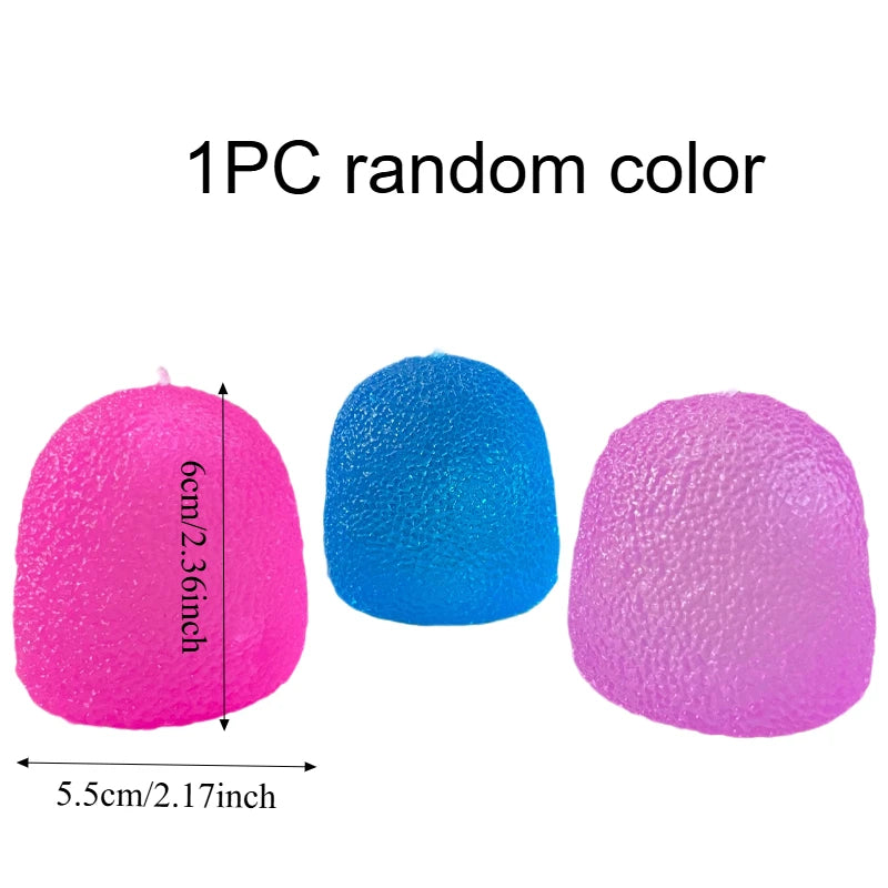 Ice Ball Maltose Squishy Toys Blue Mochi Sensory Fidgets Toy Simulated Transparent anti Stress Slow-Rebound Decompression Toy