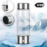 420ml Hydrogen-Rich Water Cup Electric Hydrogen Rich Water Generator Bottle Titanium Quality Filter Portable Antioxidant