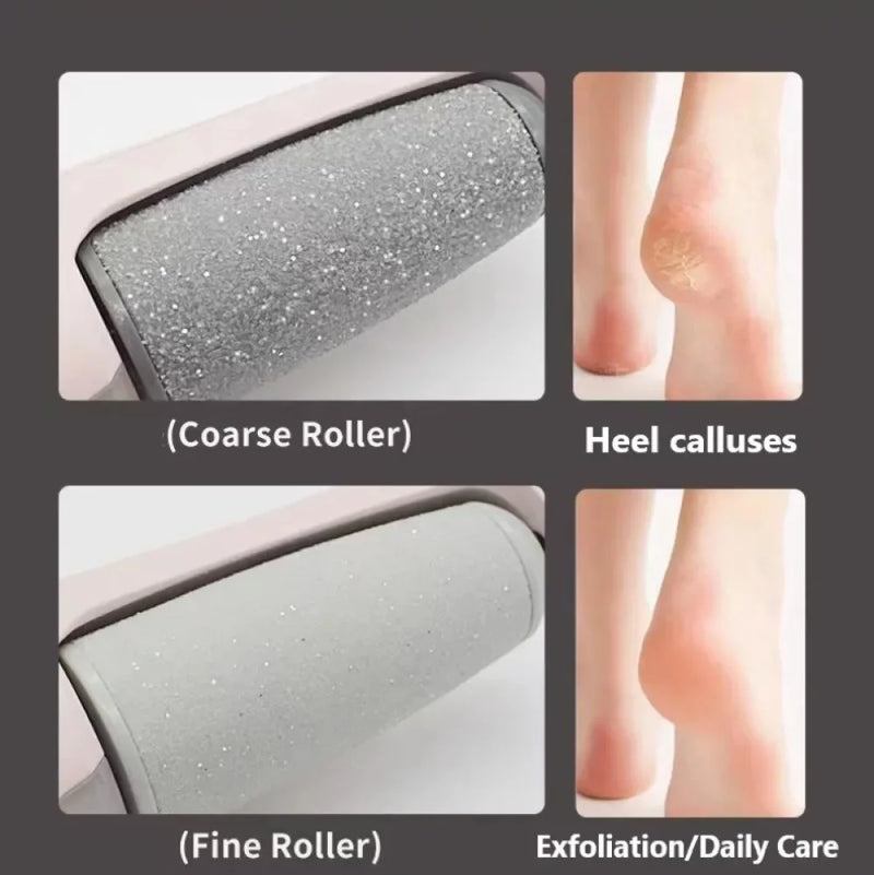 Pedi Roller Refills: 8-Pack Replacement Heads for Foot Care