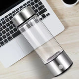 420ml Hydrogen-Rich Water Cup Electric Hydrogen Rich Water Generator Bottle Titanium Quality Filter Portable Antioxidant