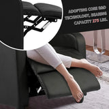 Ultimate Comfort Wingback Recliner: Home Theater & Reading Chair with Massage