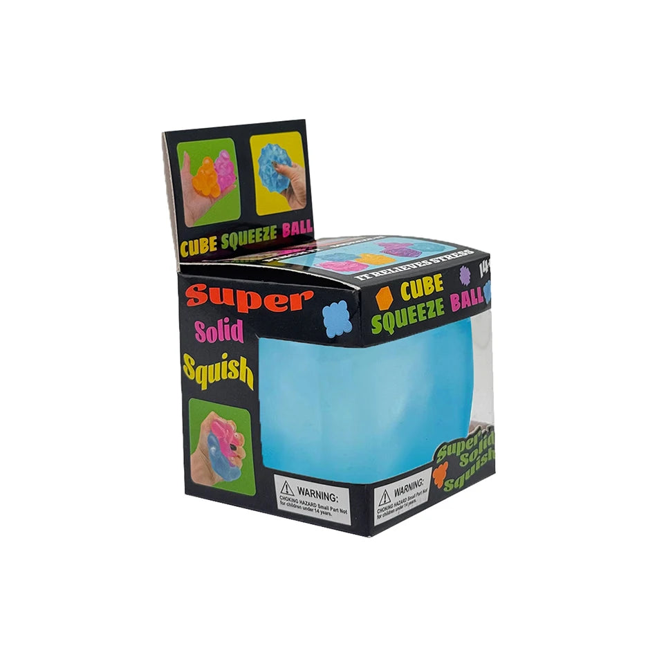 Schylling Needoh Nice Cube Sensory Fidget Cube Stress Relief Anxiety Sensory Tool for Focus ADHD & Office Desk Calming Gadget