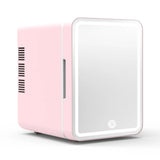 Portable 4L Mini Fridge for Car, Camping, Travel, Skincare Drink Cooler and Warmer, Small Fridge for Drinks, Snacks, Dormitory