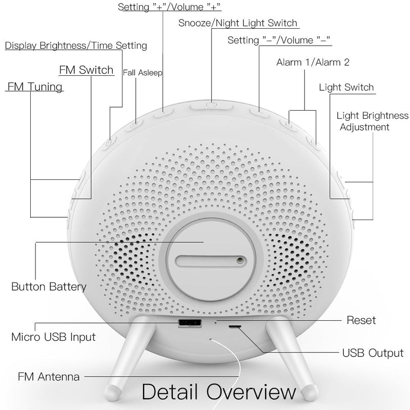 Sunrise Smart Alarm Clock.