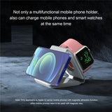 100W 3 in 1 Magnetic Wireless Charger Stand Foldable for Iphone 14 13 12 Pro Max 8 Airpods Iwatch 8 7 Fast Charging Dock Station